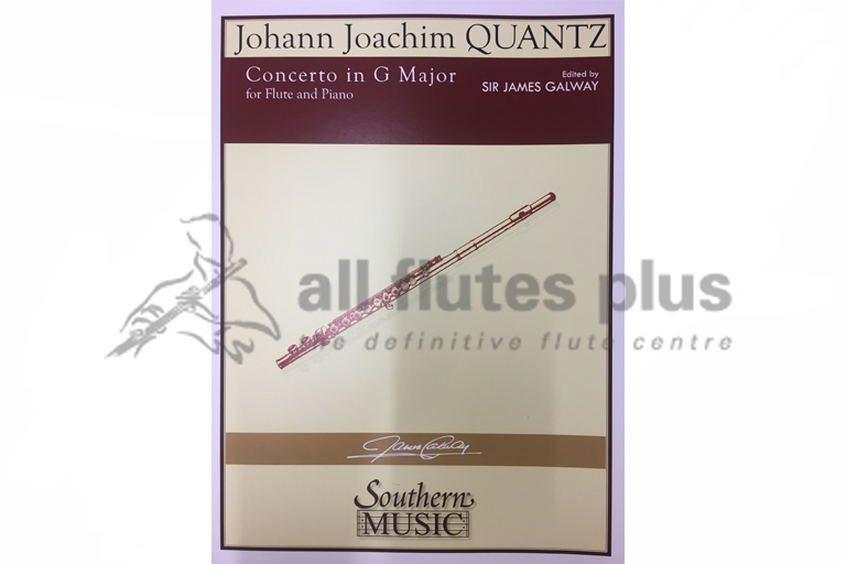 Quantz Concerto in G Major for Flute and Piano-Southern Music