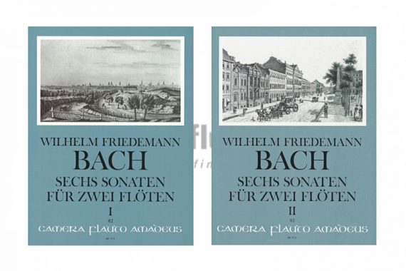 WF Bach 6 Duets-Two Flutes-Amadeus