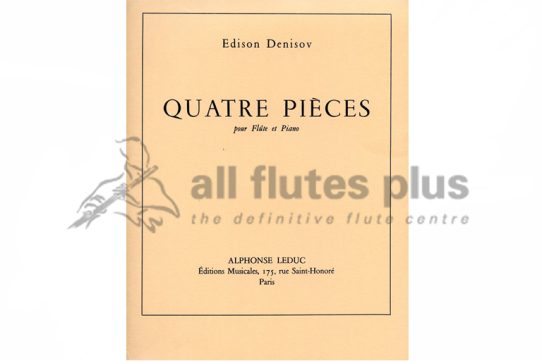 Denisov Quatre Pieces for Flute and Piano