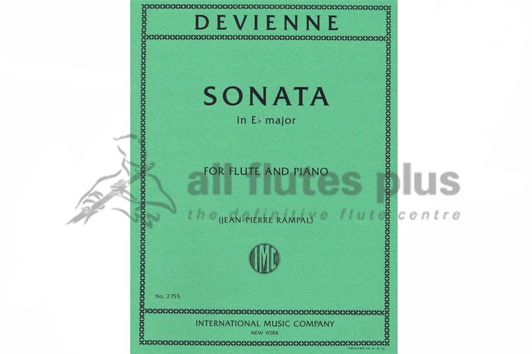 Devienne Sonata in Eb major-Flute and Piano-IMC