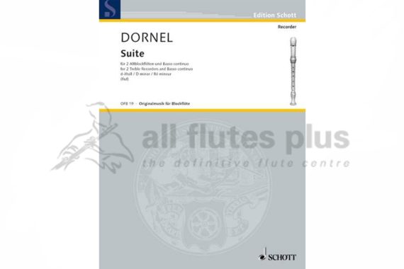 Dornel Suite-Two Flutes and Basso Continuo