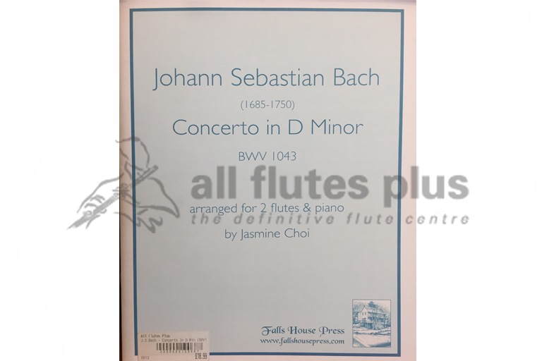 JS Bach Concerto in D Minor-2 Flutes and Piano