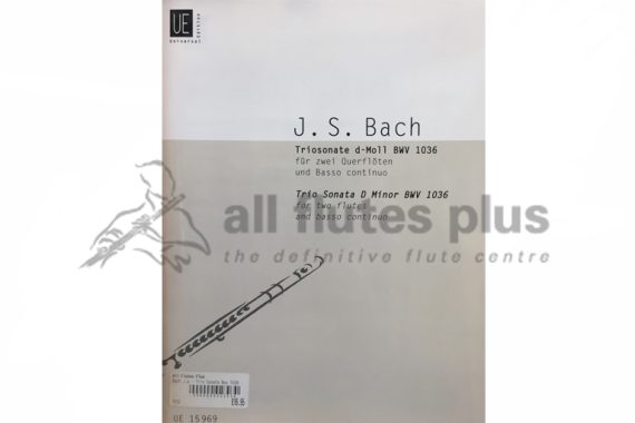 JS Bach Trio Sonata in D Minor BWV 1036-Two Flutes and Basso Continuo