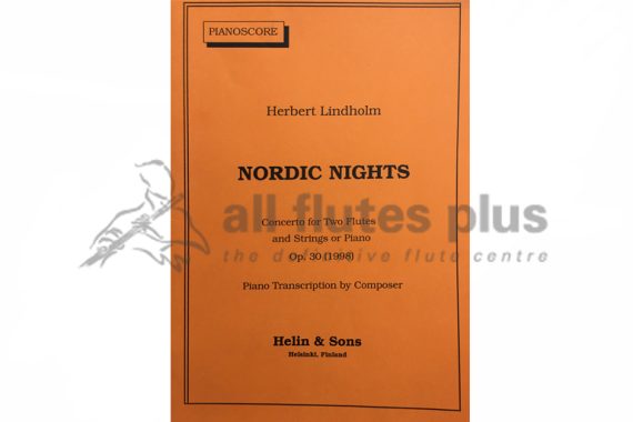Lindholm Nordic Nights Concerto for Two Flutes and Piano