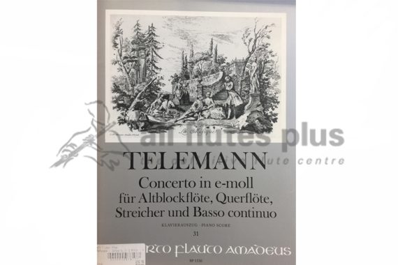 Telemann Concerto in E Minor-Two Flutes and Basso Continuo