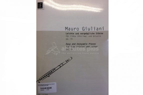 Giuliani Easy and Enjoyable Pieces Op 74-Flute and Guitar-Universal