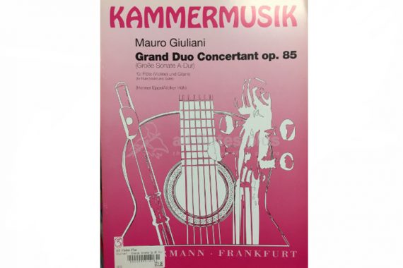 Giuliani Grand Duo Concertant Op 85 in A Major -Flute and Guitar-Zimmermann