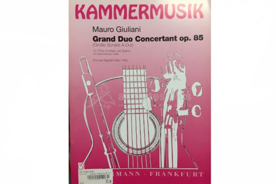 Giuliani Grand Duo Concertant Op 85 in A Major for Flute & Guitar