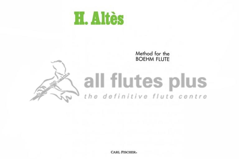 Altes Method for Boehm Flute