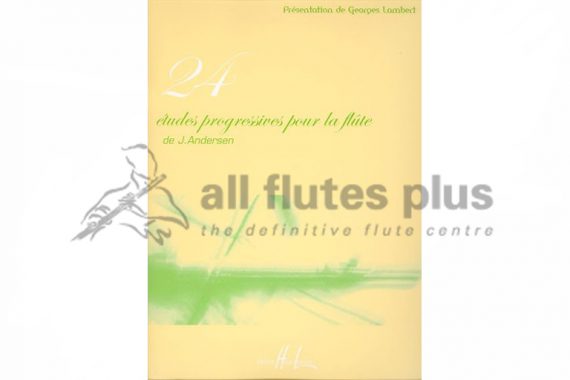 Andersen 24 Etudes Progressives Pour La Flute-Lemoine