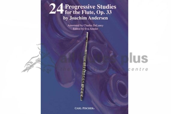 Andersen 24 Progressive Studies for the Flute Op 33