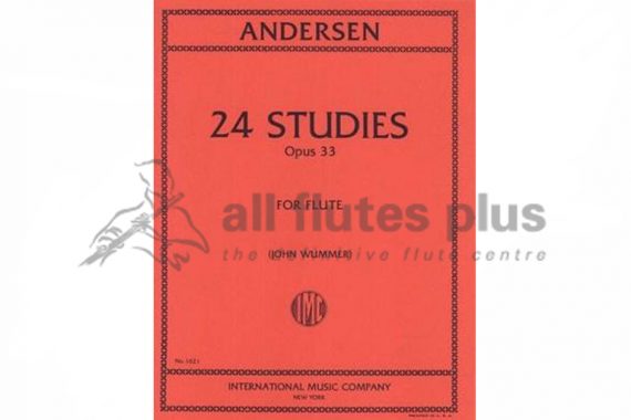 Andersen 24 Studies For Flute Opus 33-IMC