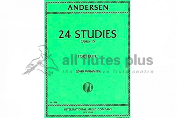 Andersen 24 Studies for Flute Opus 15-IMC
