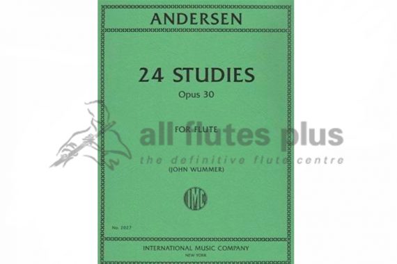 Andersen 24 Studies for Flute Opus 30-IMC