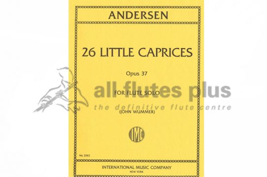 Andersen 26 Little Caprices Opus 37 For Flute Solo-IMC