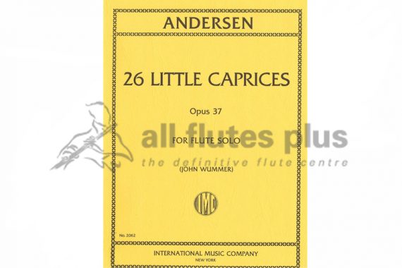 Andersen 26 Little Caprices Opus 37 For Flute Solo-IMC
