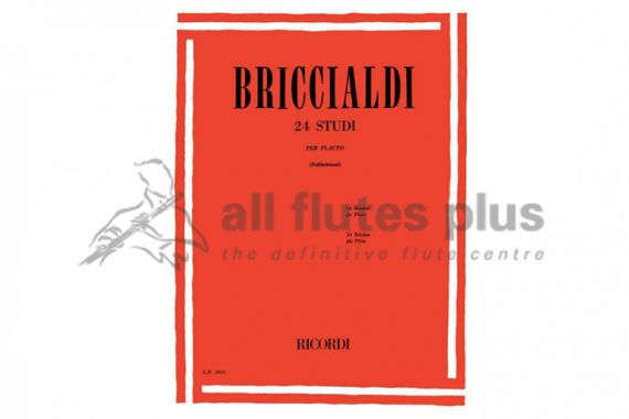 Briccialdi 24 Studies for Flute-Ricordi