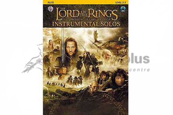 Lord of the Rings Instrumental Solos-Howard Shore-Book and CD-Hal Leonard