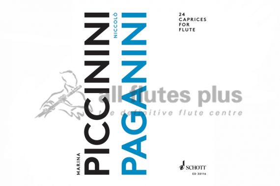 Paganini 24 Caprices-Arr Marina Piccinini-Schott