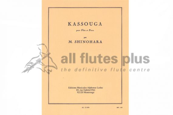 Shinohara Kassouga-Flute and Piano-Leduc
