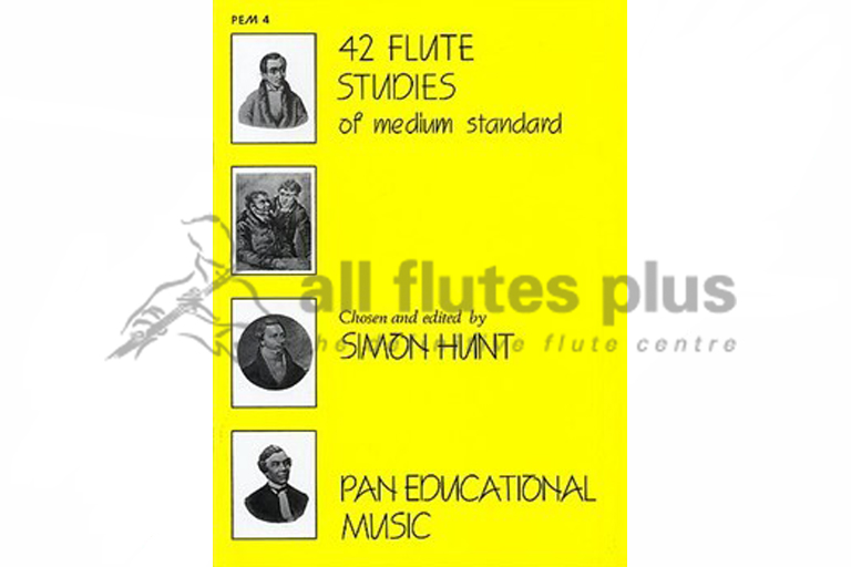 42 Flute Studies of Medium Standard