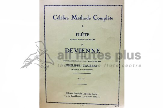 Devienne Celebre Methode Complete de Flute