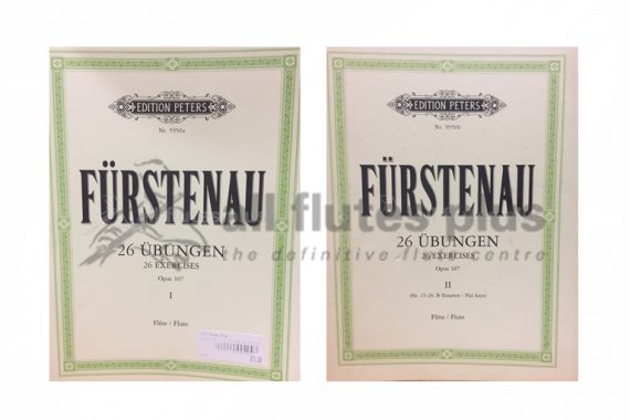 Furstenau 26 Exercises Opus 107 for Flute-Edition Peters