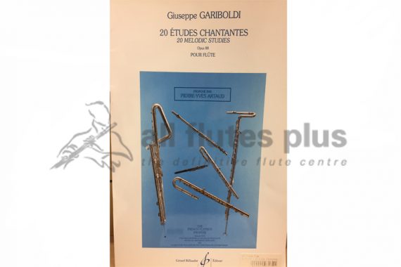 Gariboldi 20 Melodic Studies Opus 88 For Flute-Billaudot