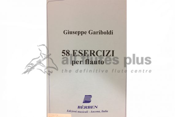 Gariboldi 58 Exercises for Flute-Berben