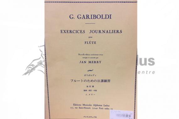 Gariboldi Daily Exercises for Flute-Leduc