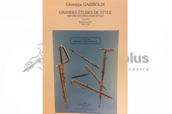 Gariboldi Grand Studies for Style Opus 134 for Flute-Billaudot