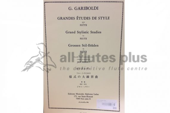Gariboldi Grand Stylistic Studies for Flute-Leduc