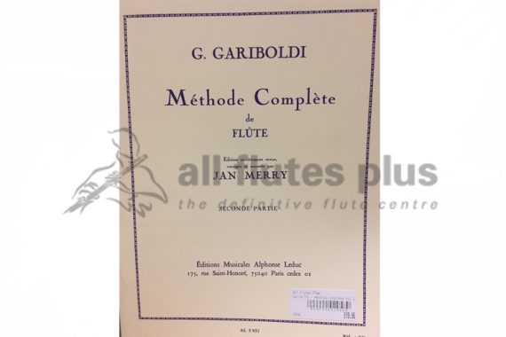 Gariboldi Methode Complete for Flute Part Two-Leduc