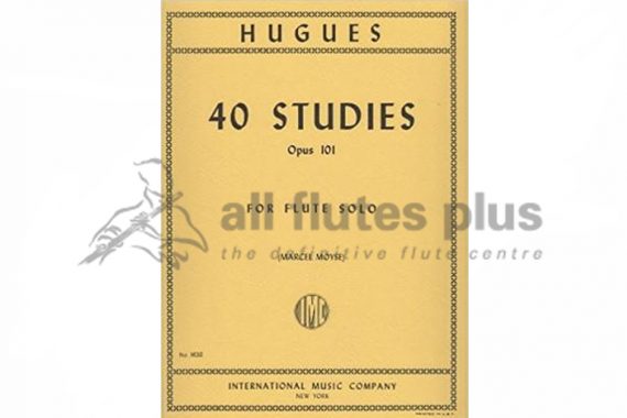 Hugues 40 Studies Opus 101 for Flute Solo-IMC