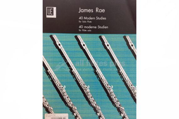 40 Modern Studies for Solo Flute by James Rae