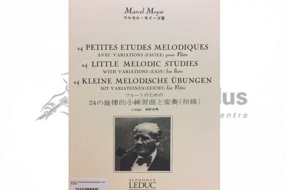 Moyse 24 Little Melodic Studies for Flute-Leduc