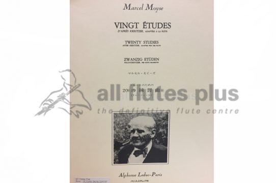 Moyse Twenty Studies After Kreutzer for Flute-Leduc