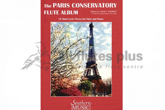 Paris Conservatory Flute Album-Flute And Piano-Southern Music