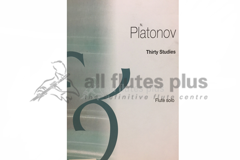 Platonov Thirty Studies for Flute Solo