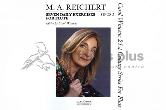 Reichert Seven Daily Exercises for Flute Opus 5-Carol Wincenc-LKM Music