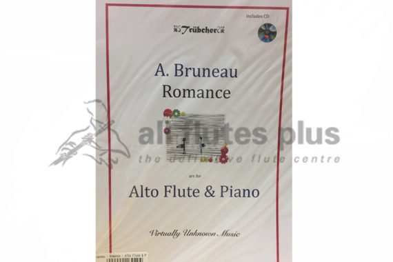 Bruneau Romance-Alto Flute and Piano with CD-Trubcher