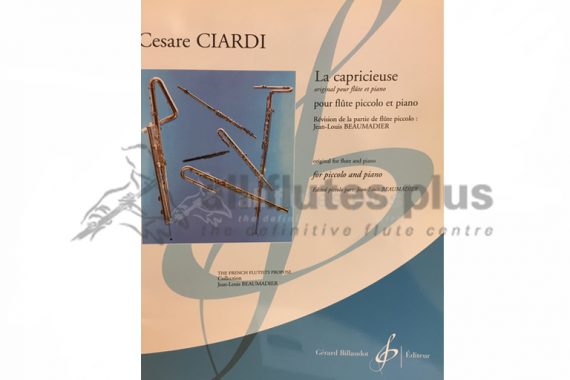 Ciardi Duetto La Capricieuse-Piccolo and Piano-Billaudot