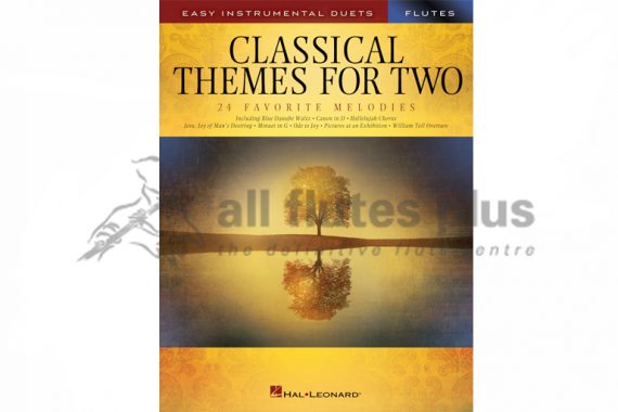 Classical Themes for Two Flutes Easy Instrumental Duets-Hal Leonard