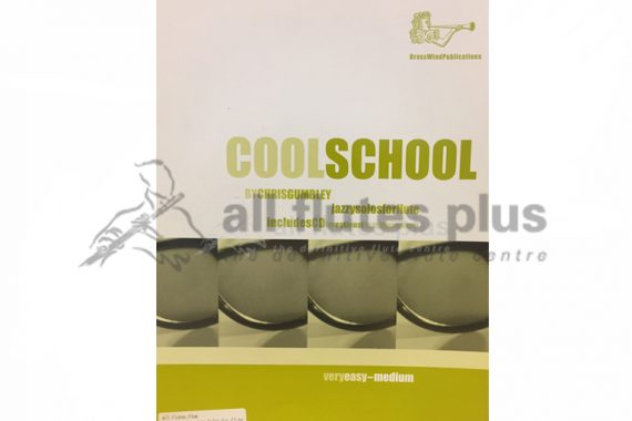 Cool School Jazzy Solos for Flute-Flute and CD-Brasswind Publications