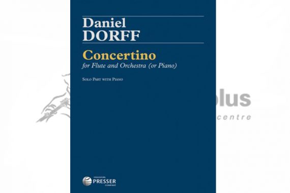 Dorff Concertino-Flute and Piano-Theodore Presser