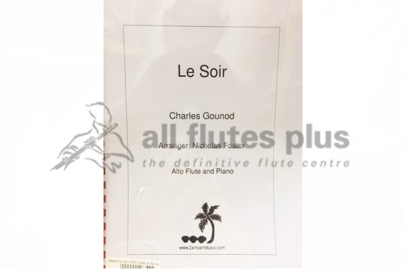 Gounod Le Soir-Alto Flute and Piano-Zamzam Music