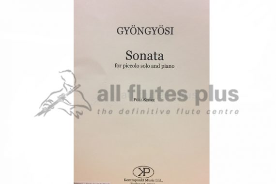 Gyongyosi Sonata-Piccolo and Piano-Kontrapunkt Music