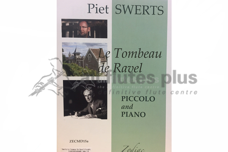 Le Tombeau de Ravel for Piccolo and Piano by Swerts