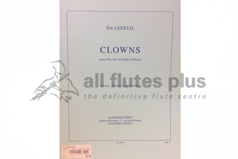 Ledeuil Clowns for Piccolo and Piano