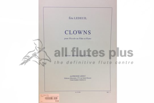 Ledeuil Clowns for Piccolo and Piano
